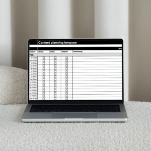 Template Maandelijkse Content Planning
